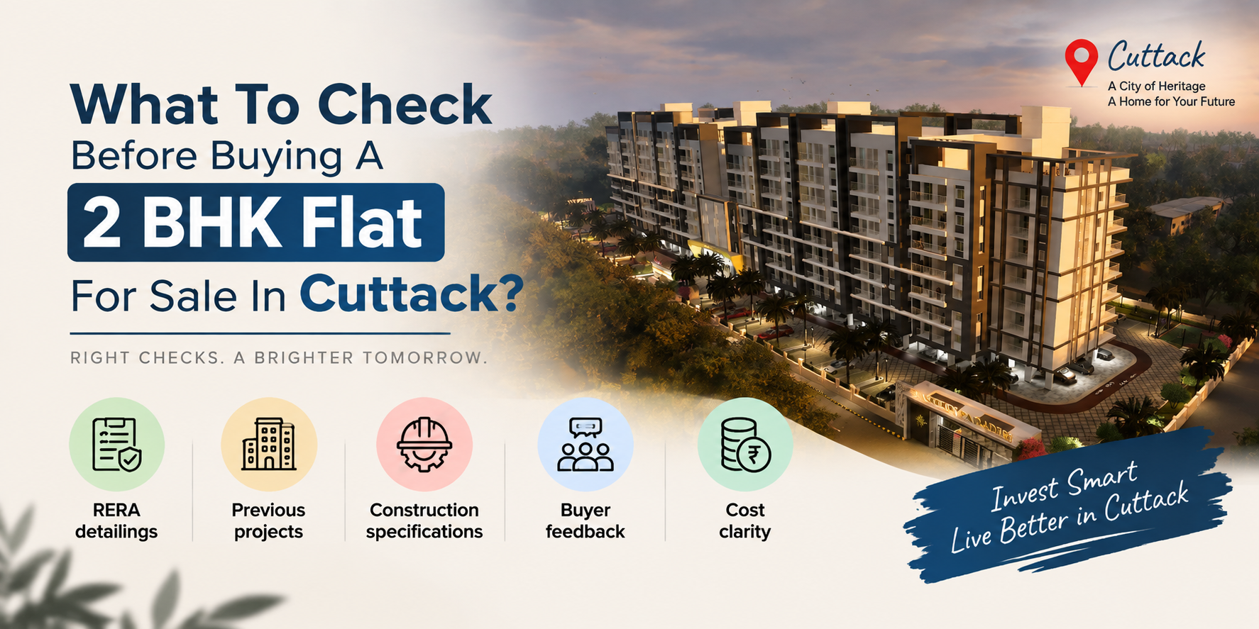 What To Check Before Buying A 2 BHK Flat For Sale In Cuttack_